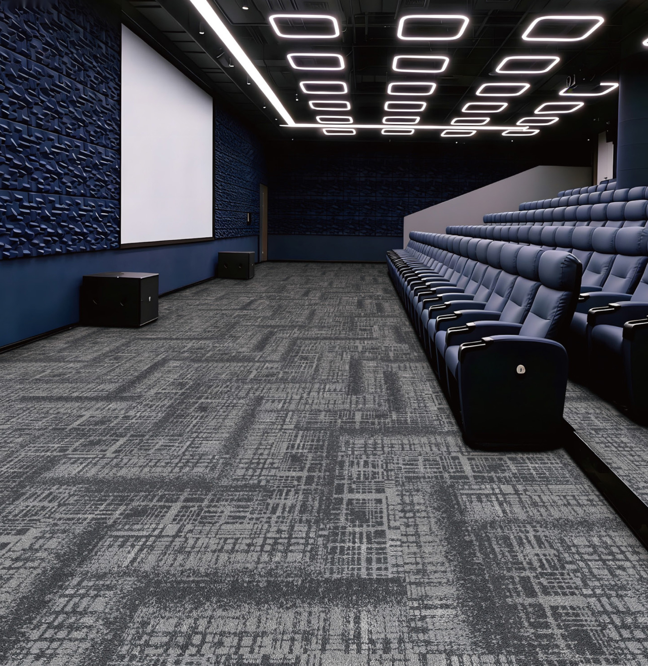Burgunie Cityscape modular carpet tile series