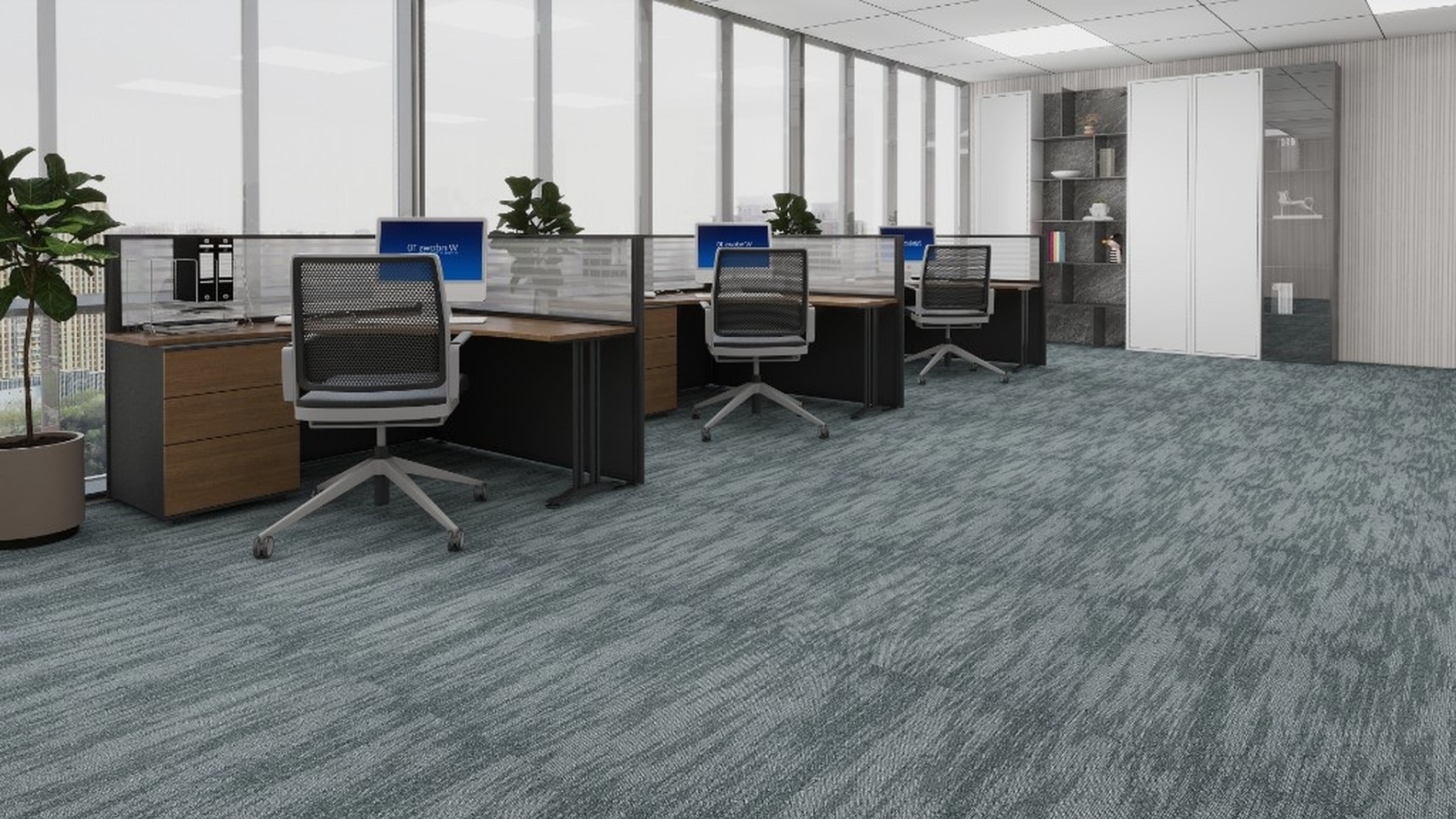 Burgunie Beach 20 modular carpet tile series