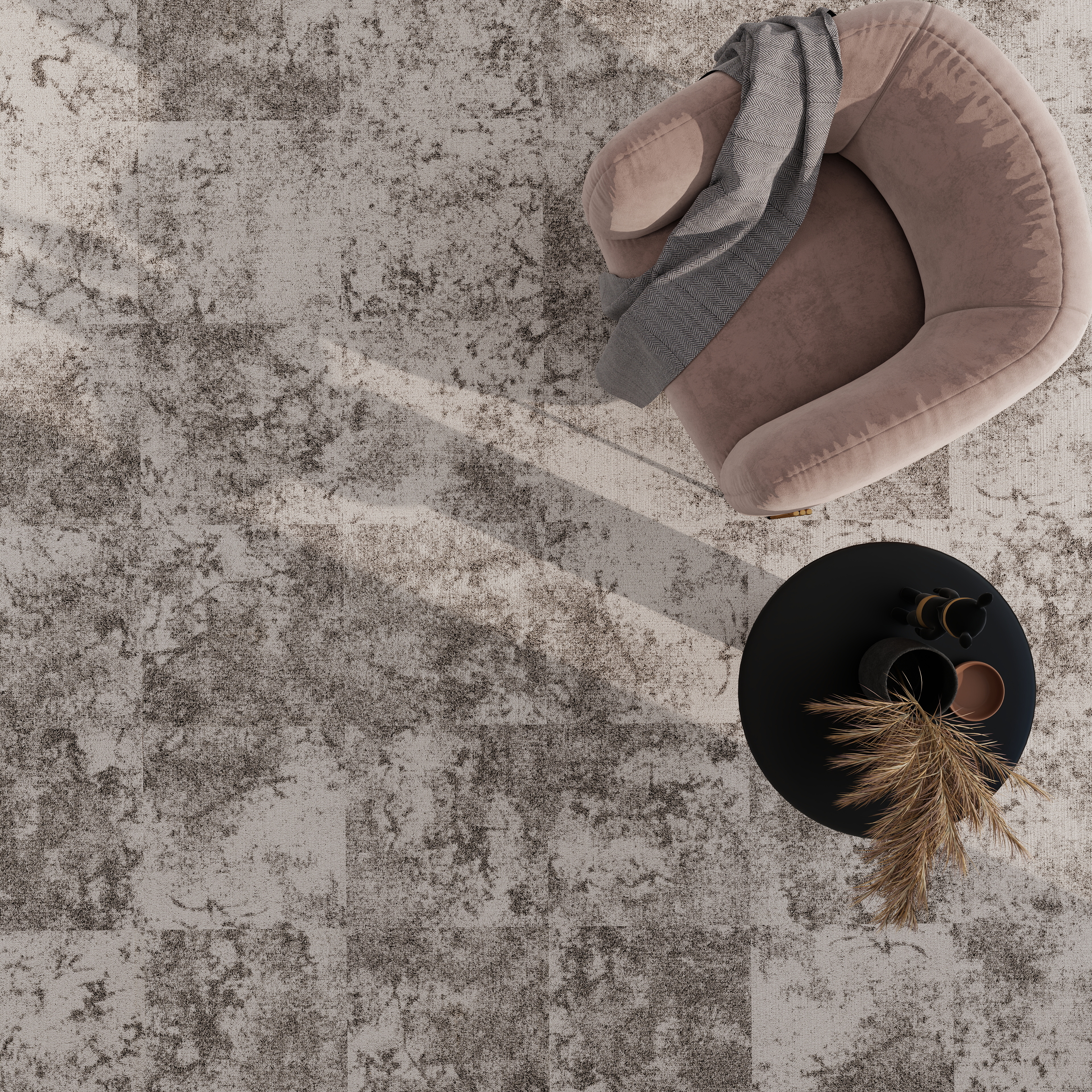 BR001 modular carpet tiles