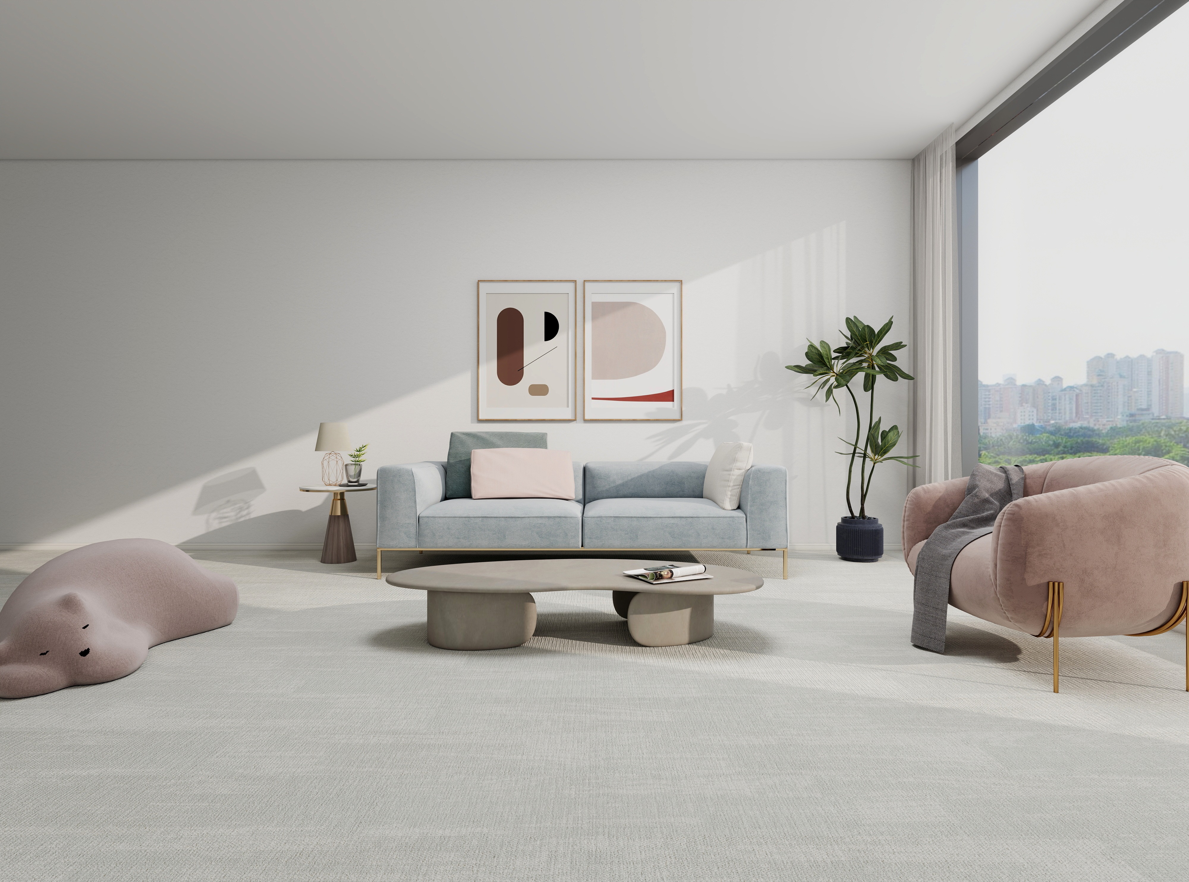 BR003 modular carpet tiles
