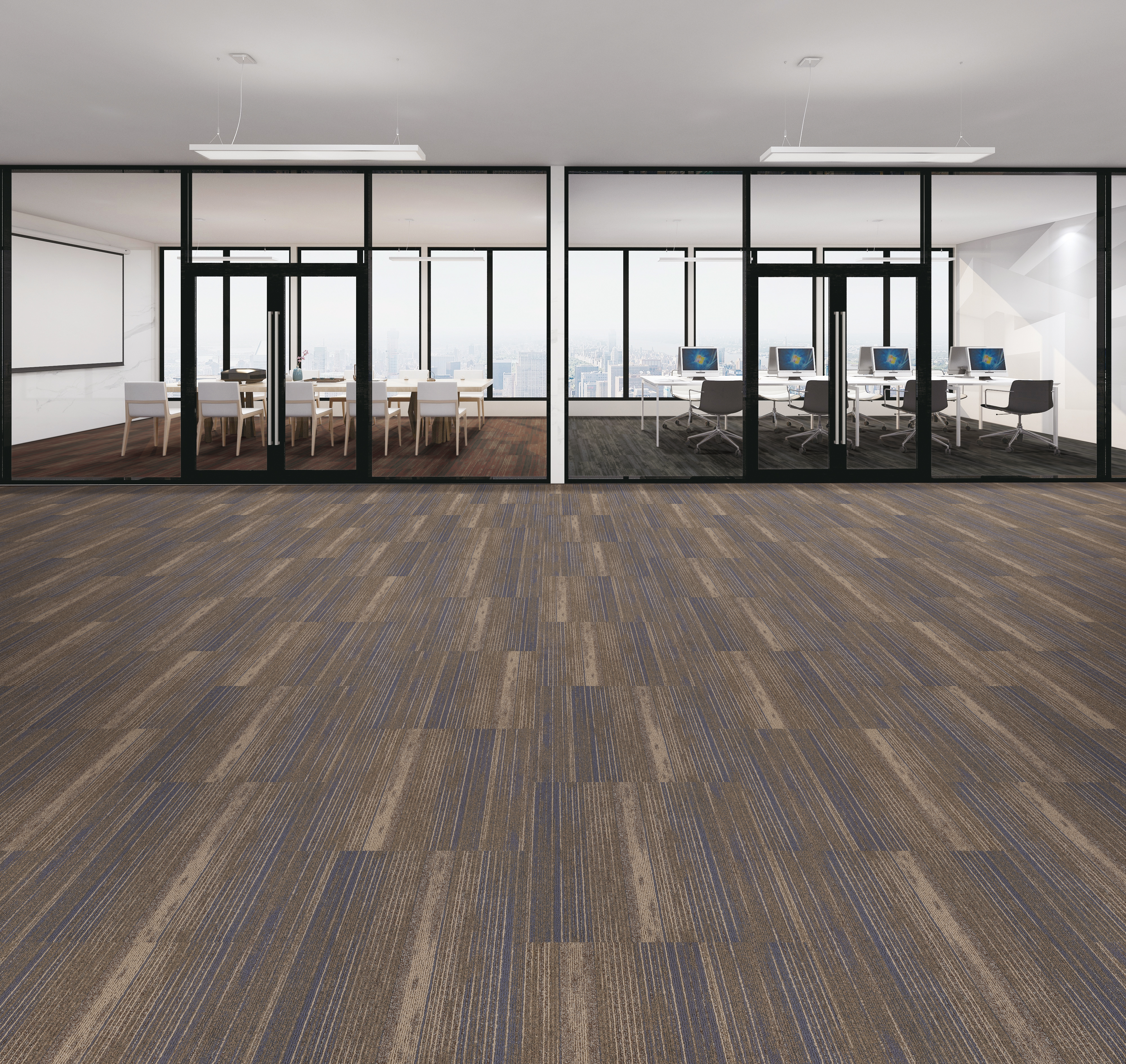 Burgunie Bali modular carpet tile series