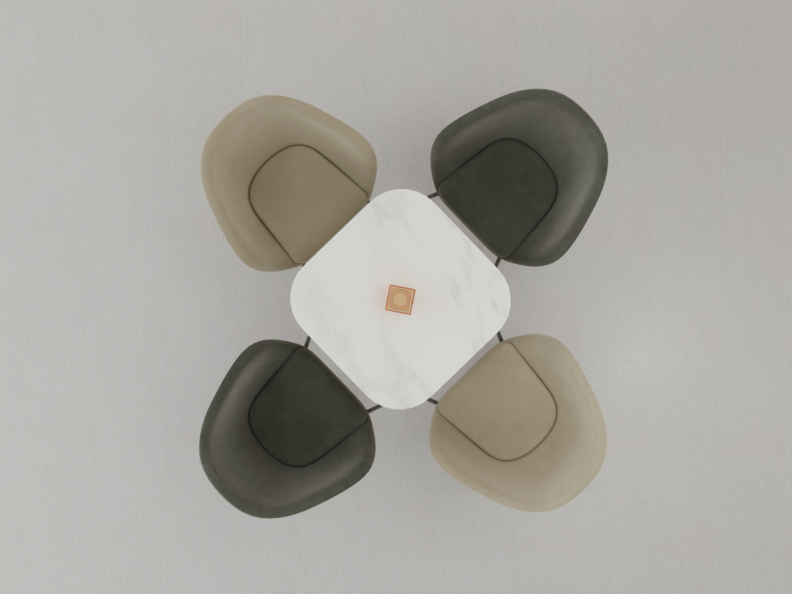 Burgunie Element modular carpet tile series