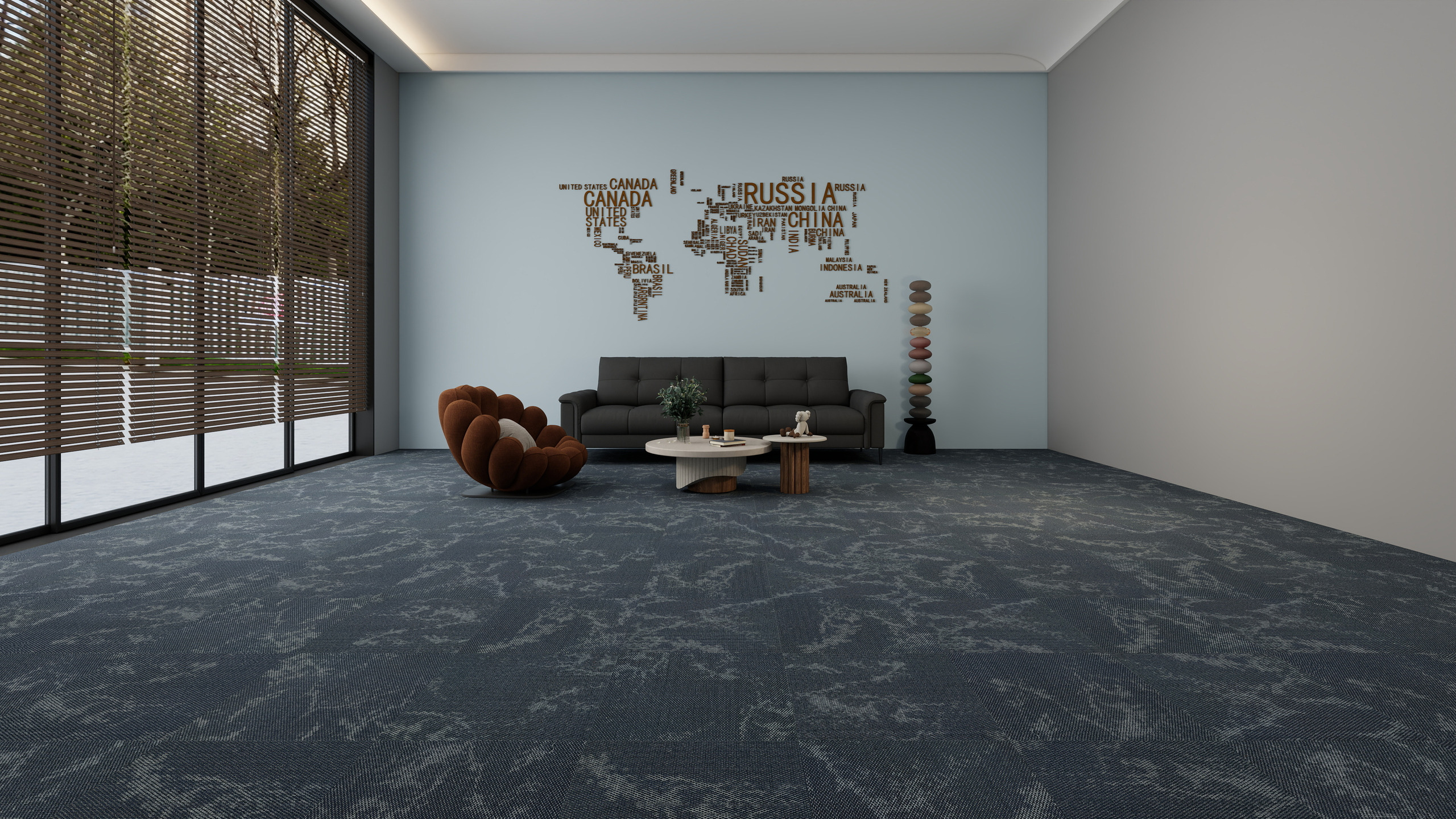 Burgunie Ireland modular carpet tile series