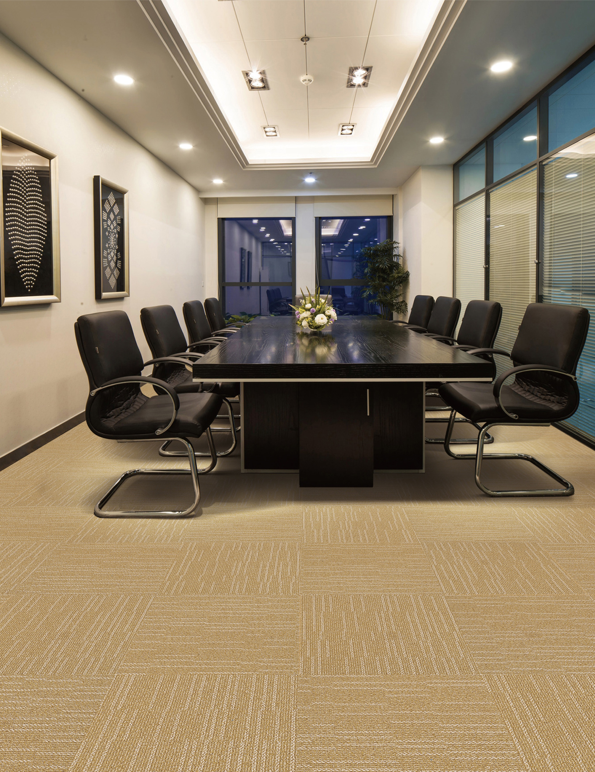 Burgunie Barley Aroma 10 modular carpet tile series