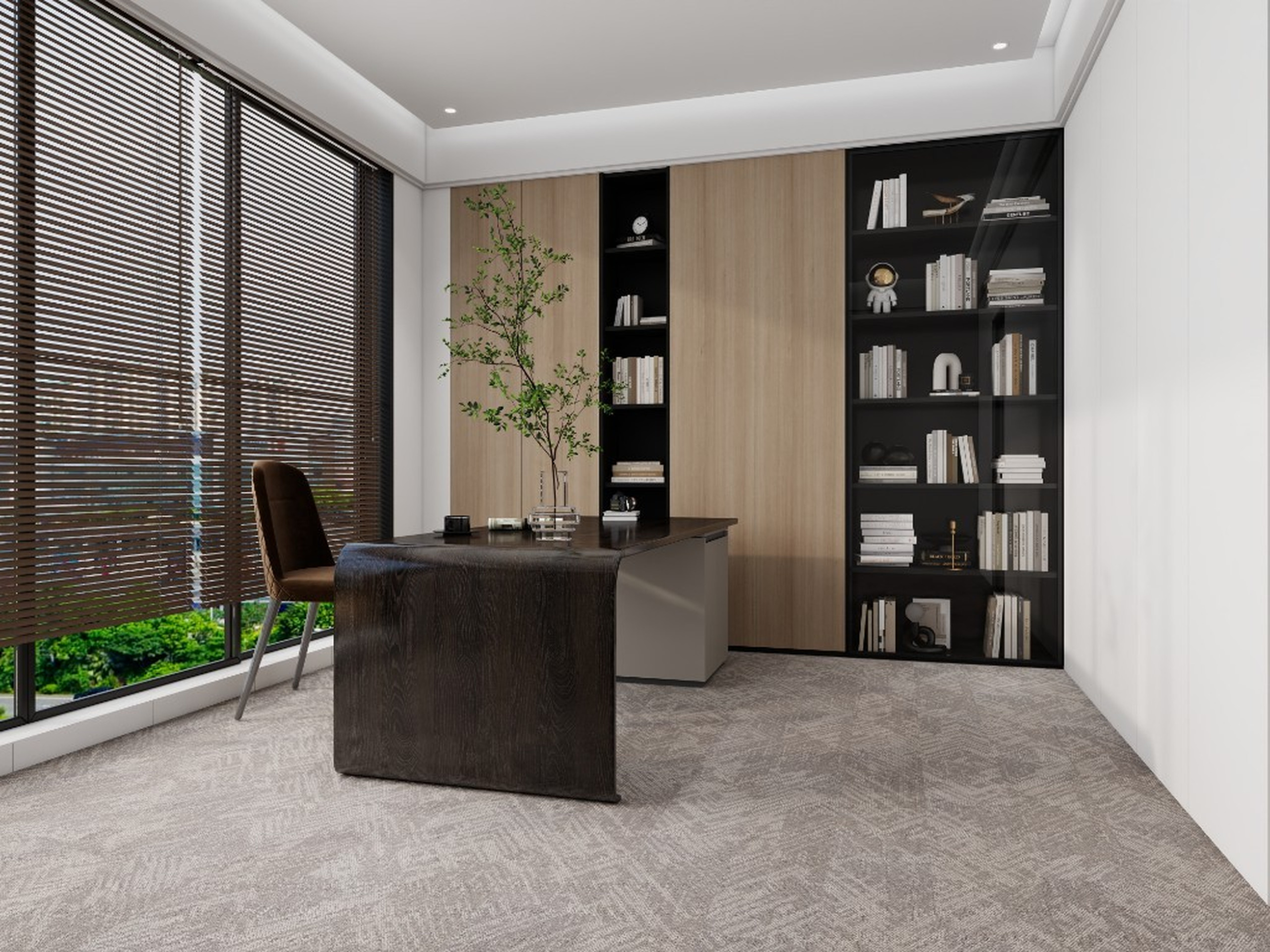 Burgunie JD004 modular carpet tile series
