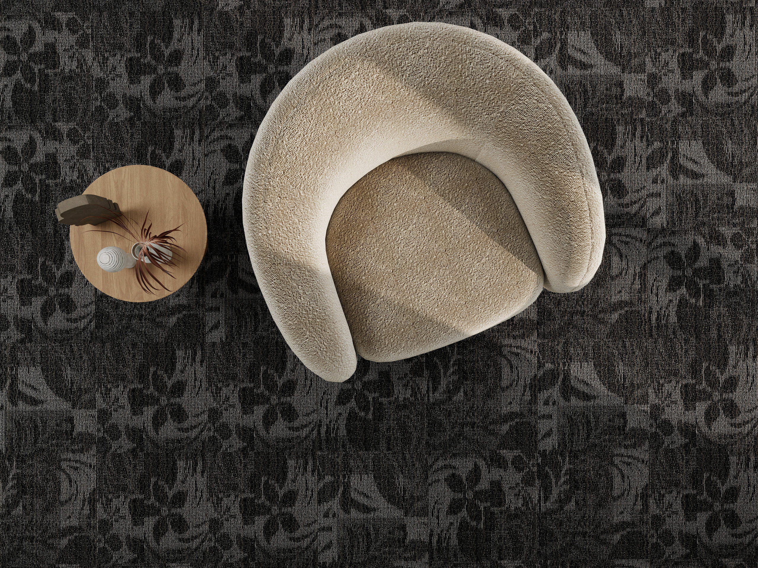 Burgunie JNP12 modular carpet tile series