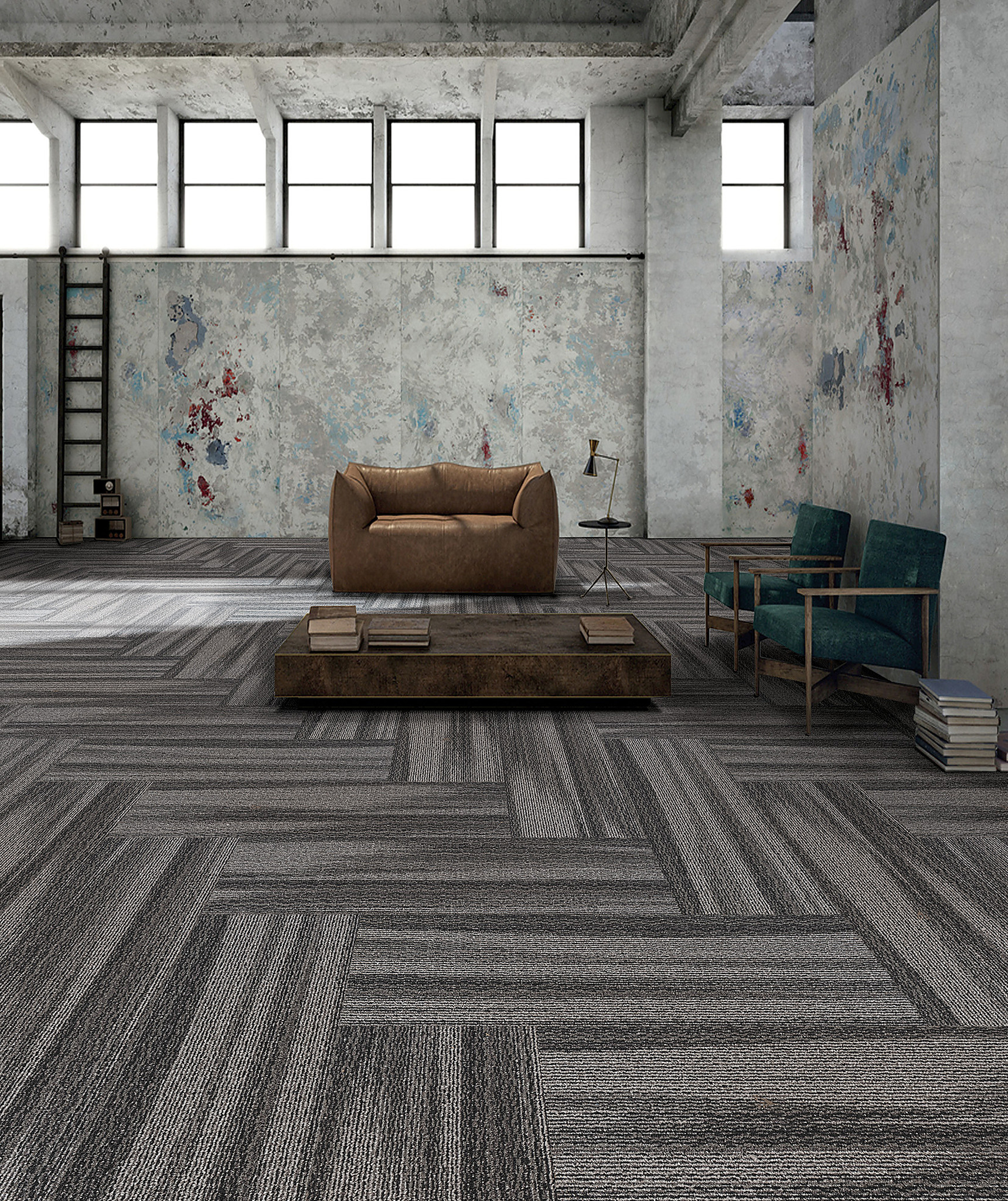 Burgunie JNP16 modular carpet tile series