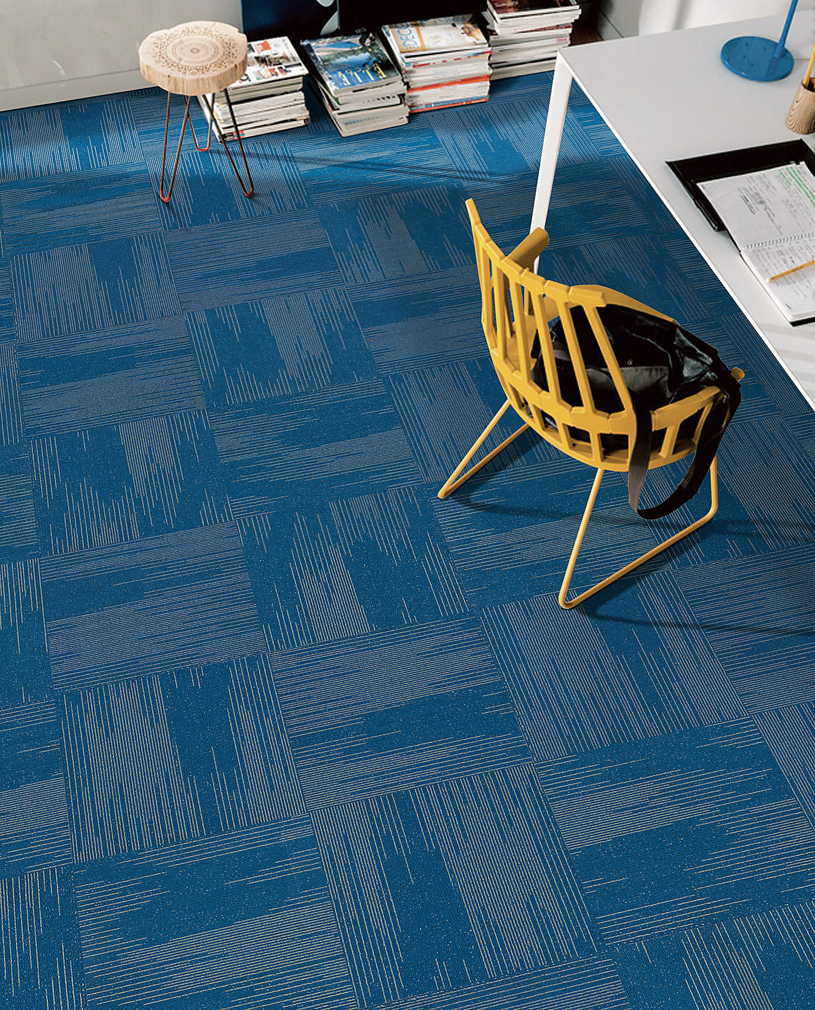Burgunie Huishan modular carpet tile series