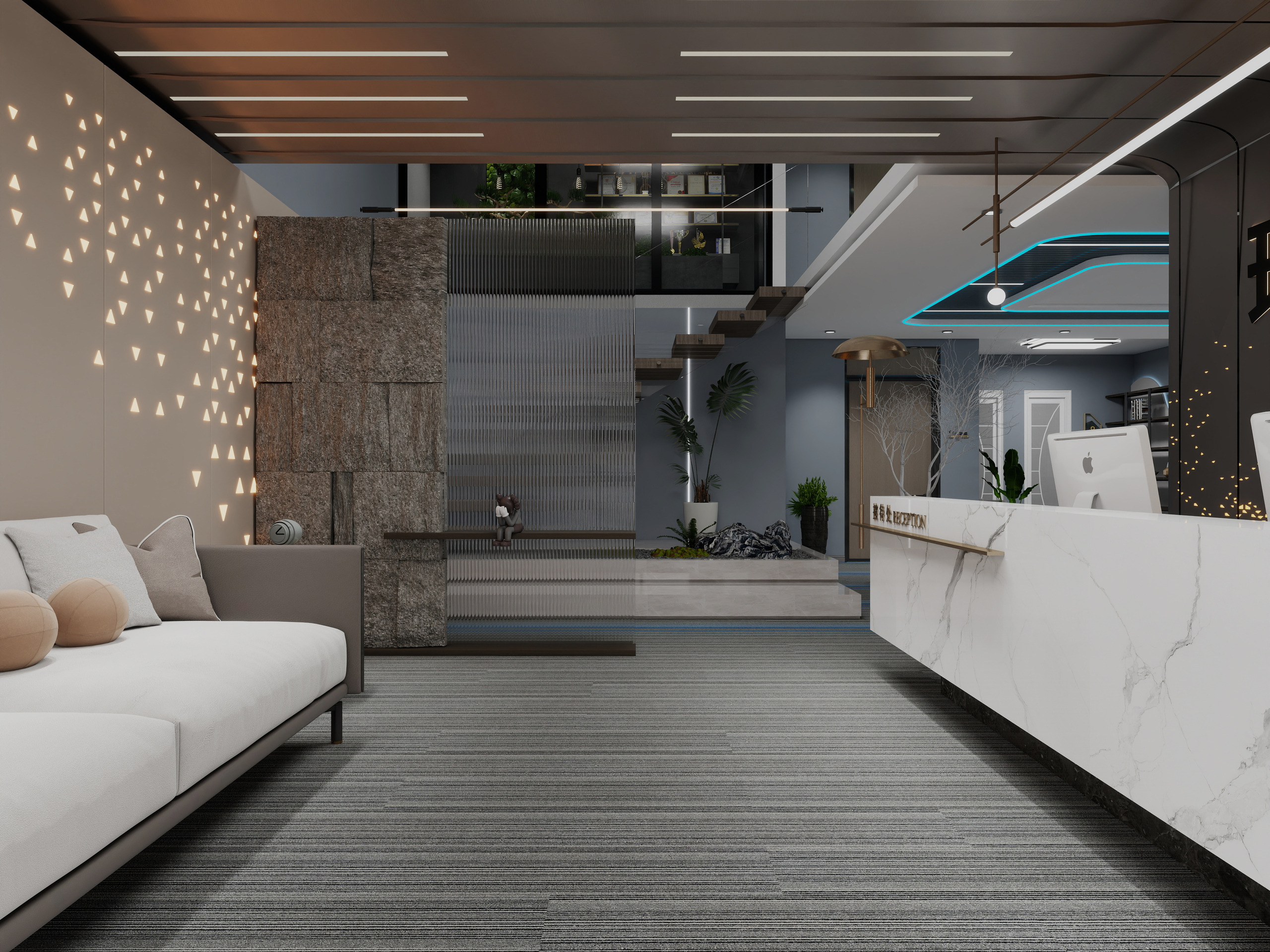 Burgunie Martini modular carpet tile series