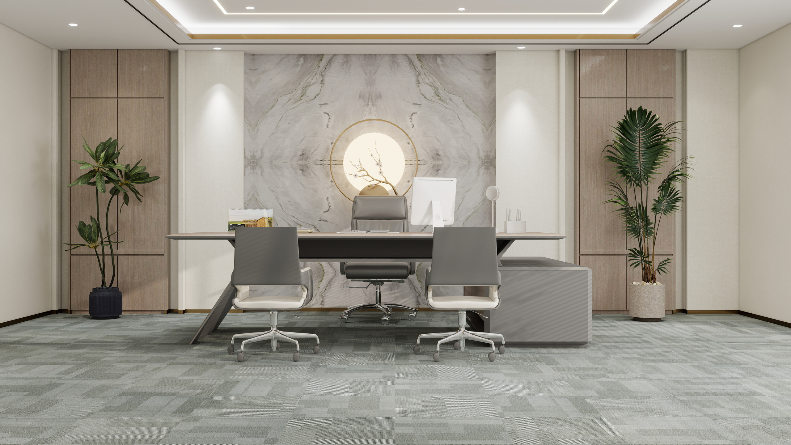 Burgunie TB15 modular carpet tile series