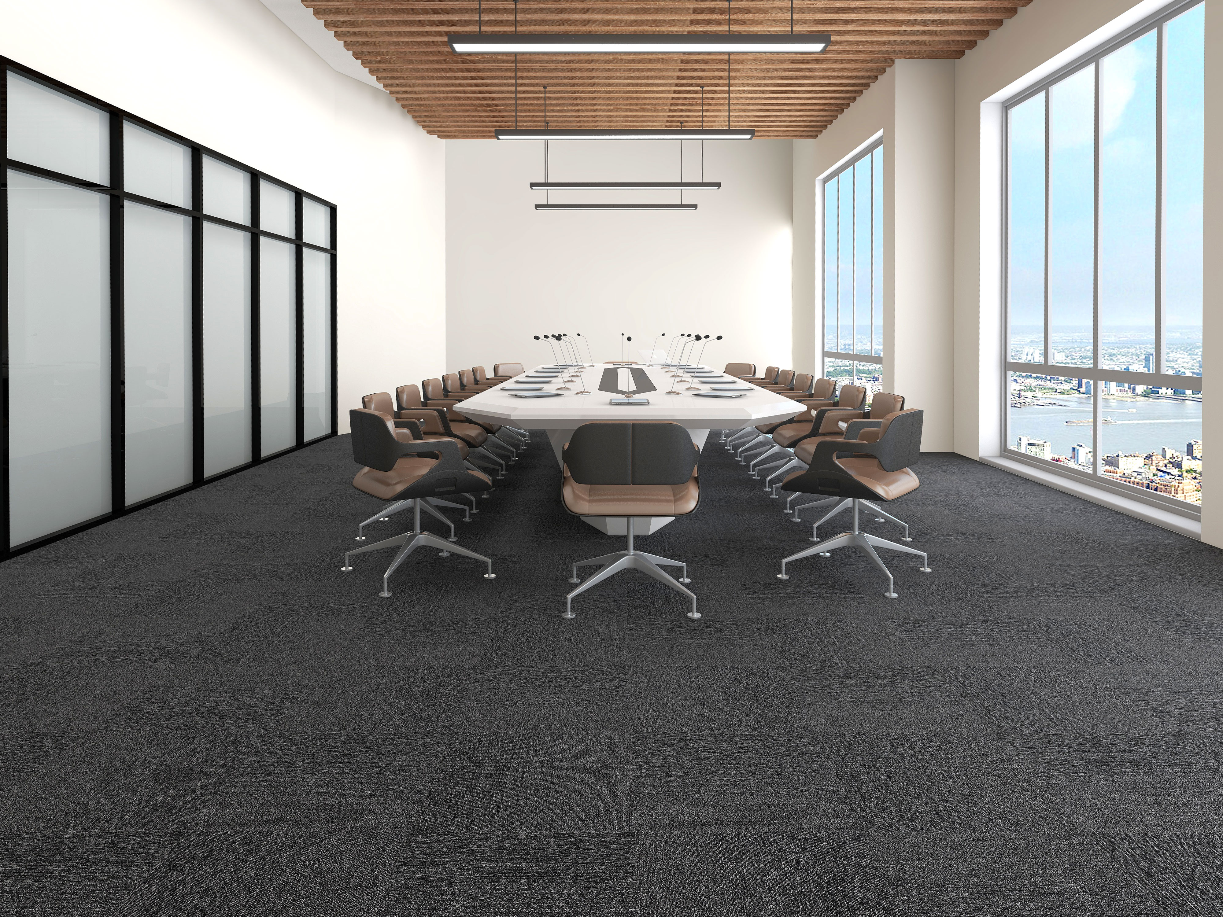 Burgunie QF100 modular carpet tile series