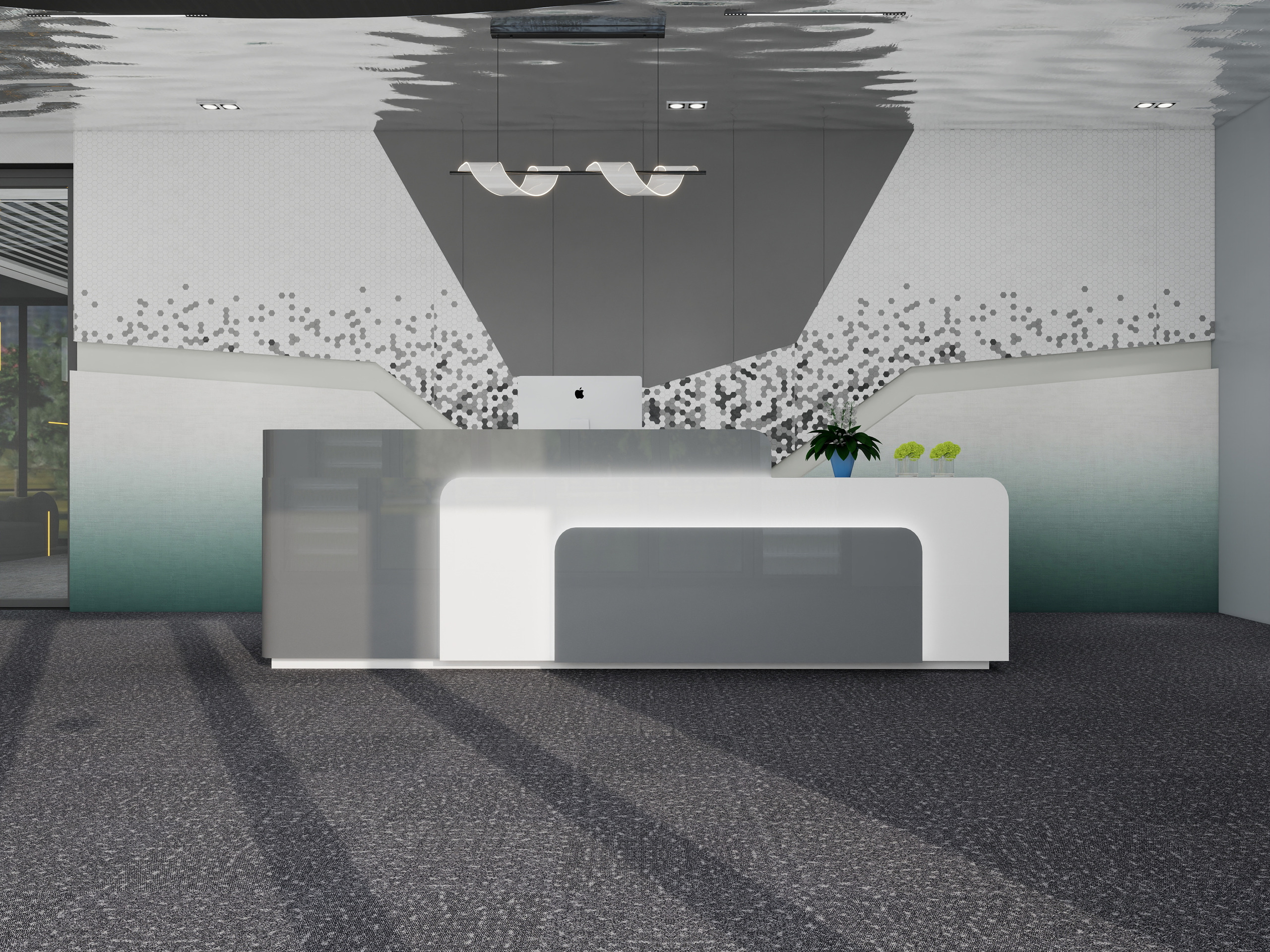 QF300 modular carpet tiles